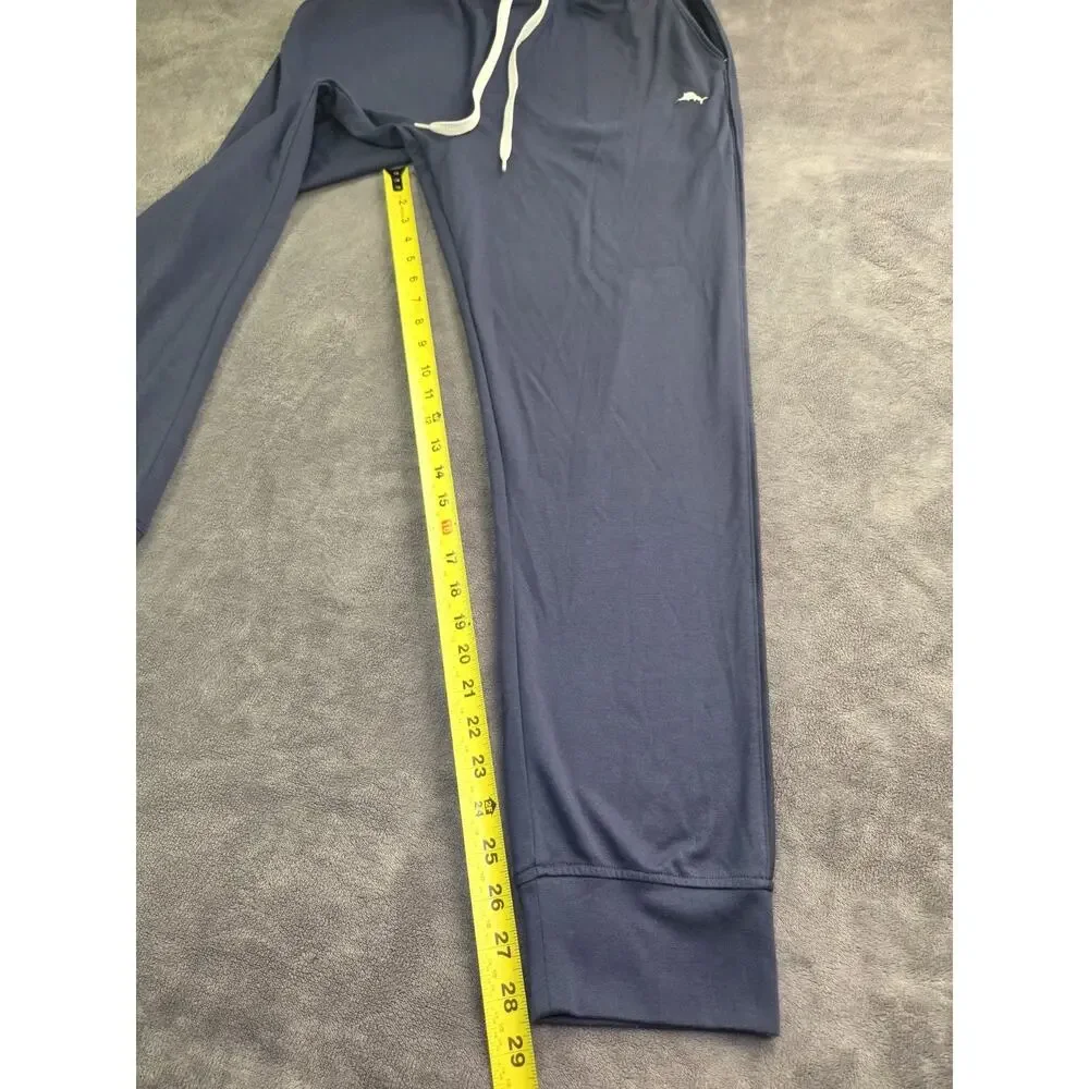 Tommy Bahama Mens Size M Navy Blue Lounge Pants Joggers ZTB97769 Stretch Z2-89